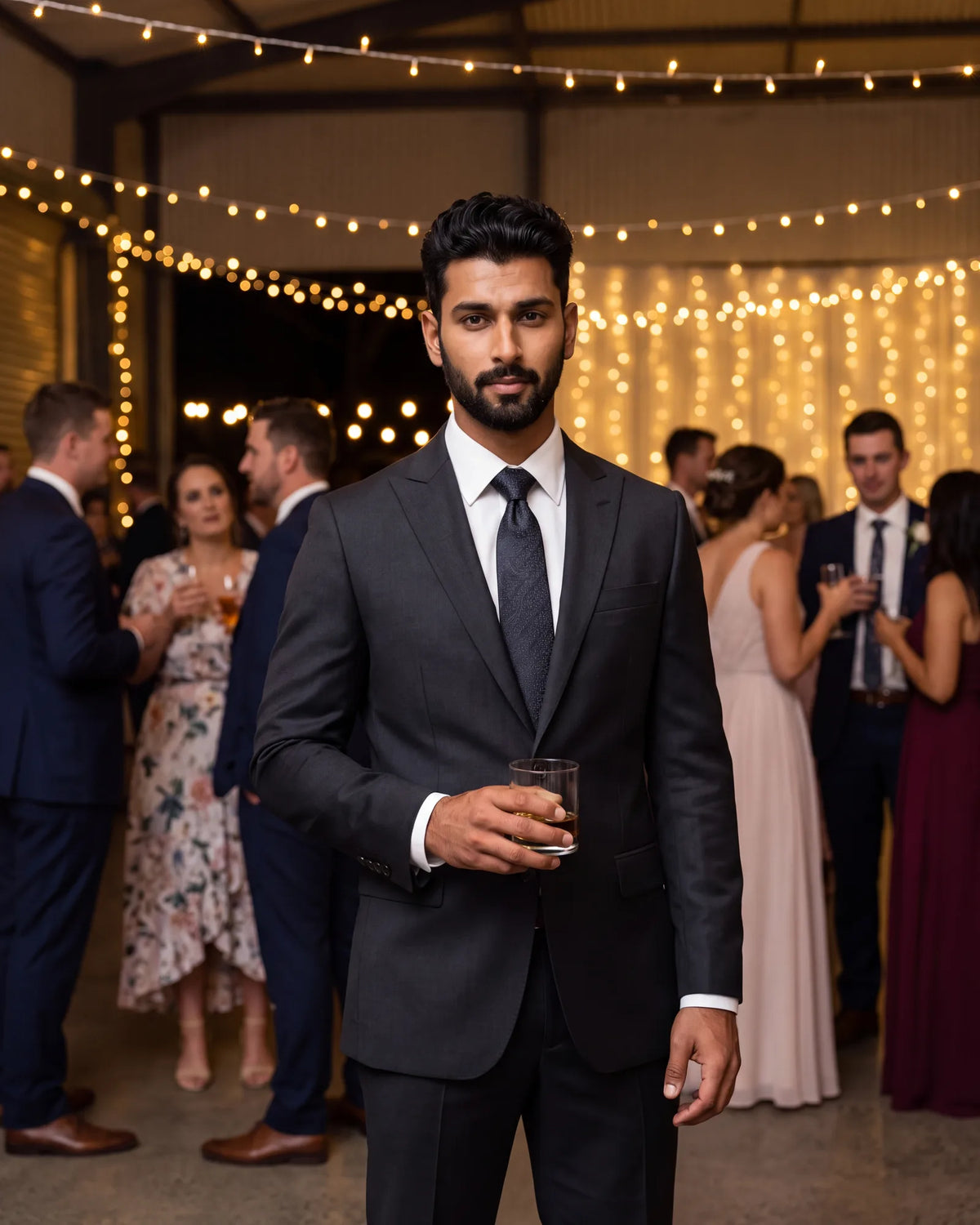 As a guest, follow the invitation and do not out-dress the wedding party.