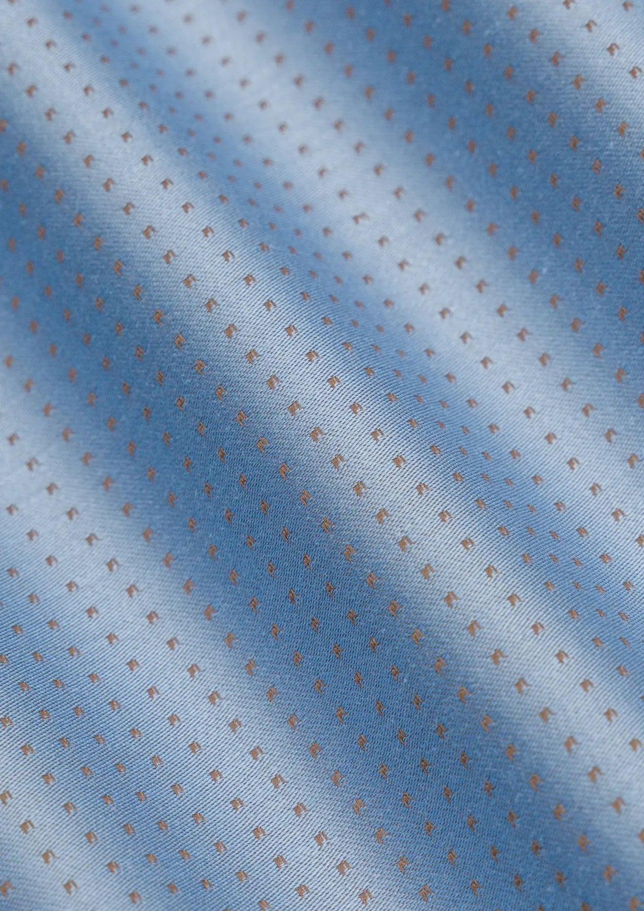 Weldon Blue Micro Jacquard Shirt - SARTORO