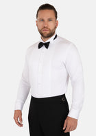 White Bamboo Tuxedo Shirt - SARTORO371