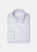 White Egyptian Cotton Broadcloth Shirt - SARTORO