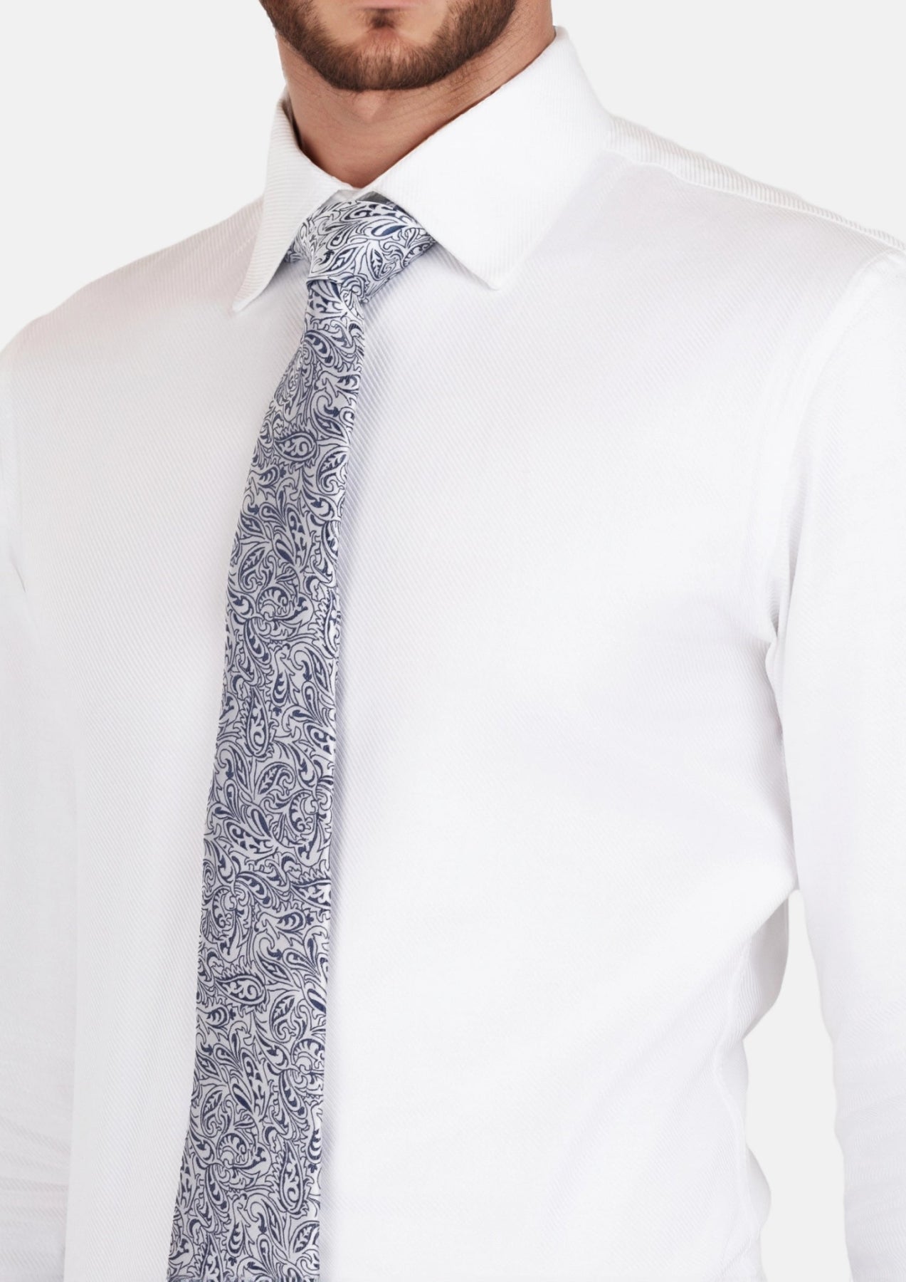 White Pima Shirt - SARTORO