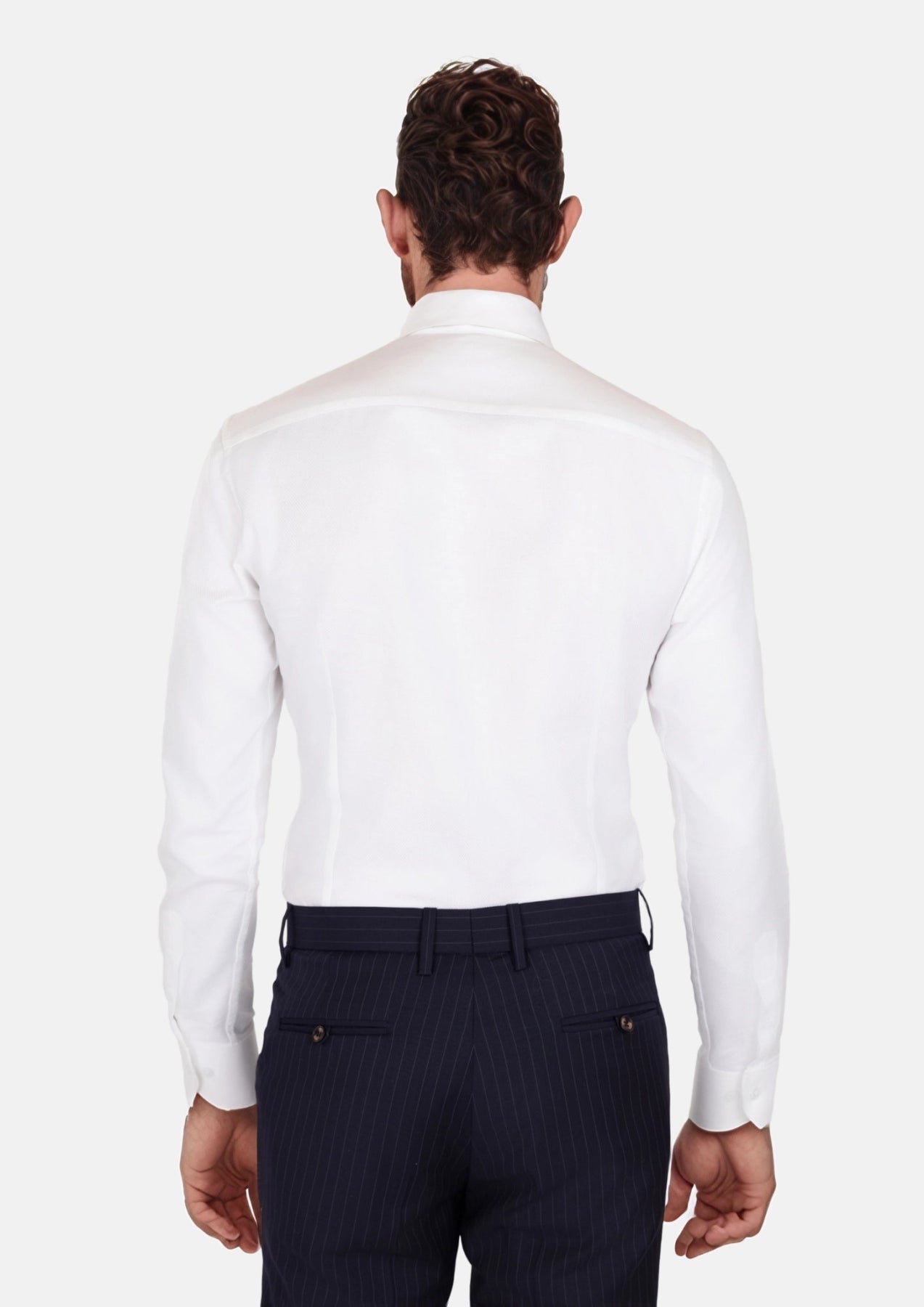 White Pima Shirt - SARTORO
