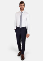 White Pima Shirt - SARTORO409