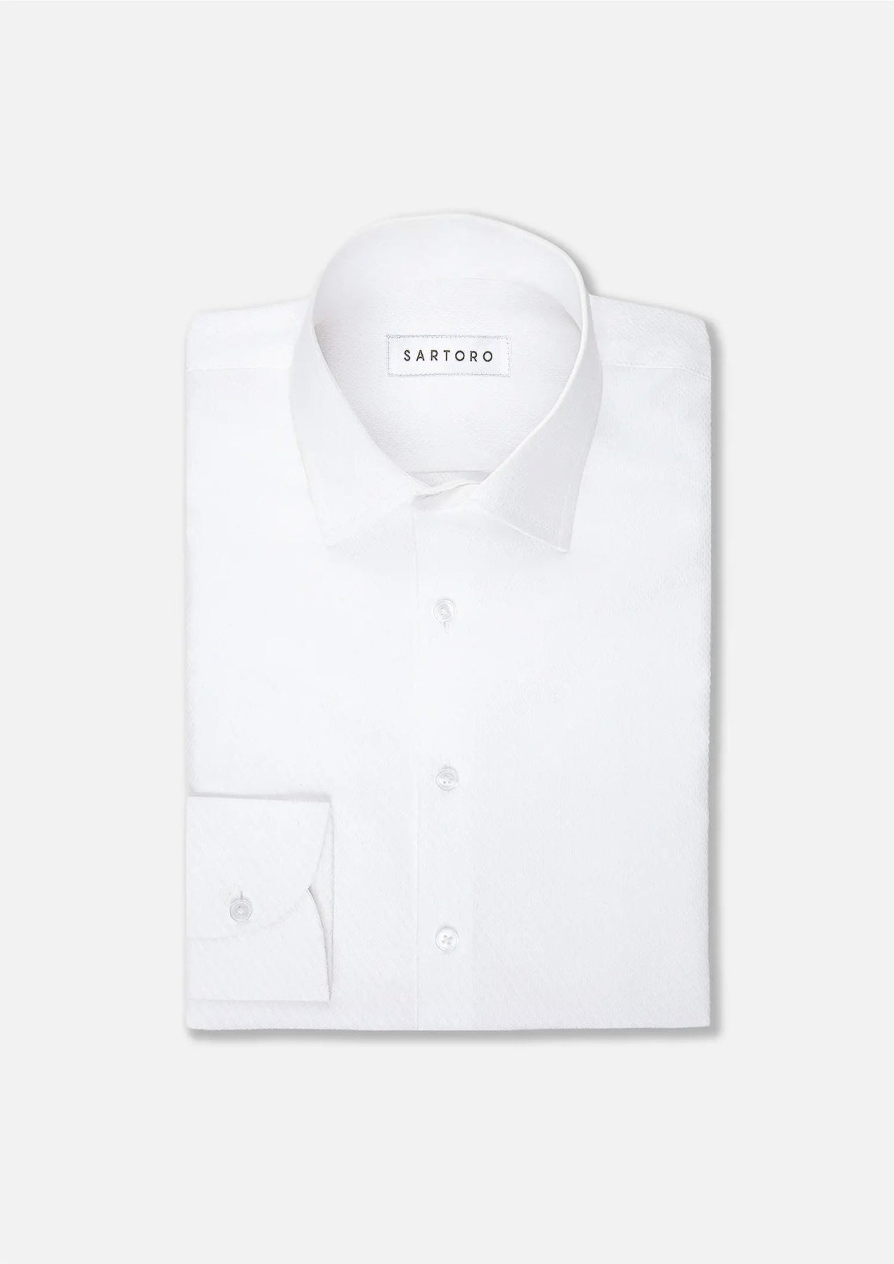 Pure White Stripe Shirt