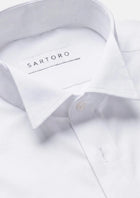 White Tuxedo Shirt - SARTORO542