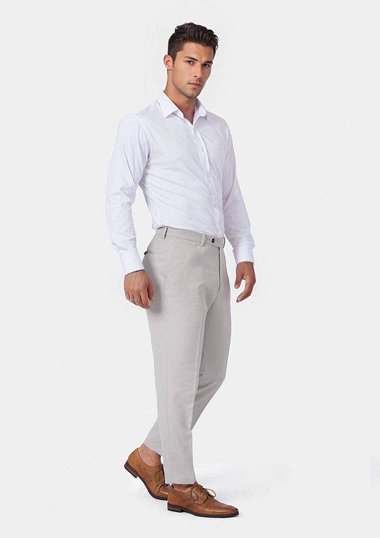 White Ultrasoft Bamboo Shirt - SARTORO880