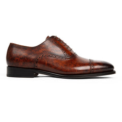 Windsor Brogue Cap - Toe // Cognac Eclipse - SARTORO