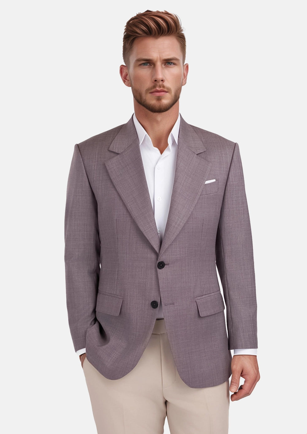 Wisteria Lilac Sharkskin Jacket395