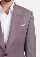 Wisteria Lilac Sharkskin Jacket - SARTORO5