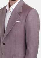 Wisteria Lilac Sharkskin Jacket - SARTORO246