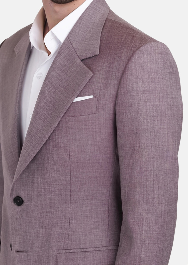 Wisteria Lilac Sharkskin Jacket - SARTORO