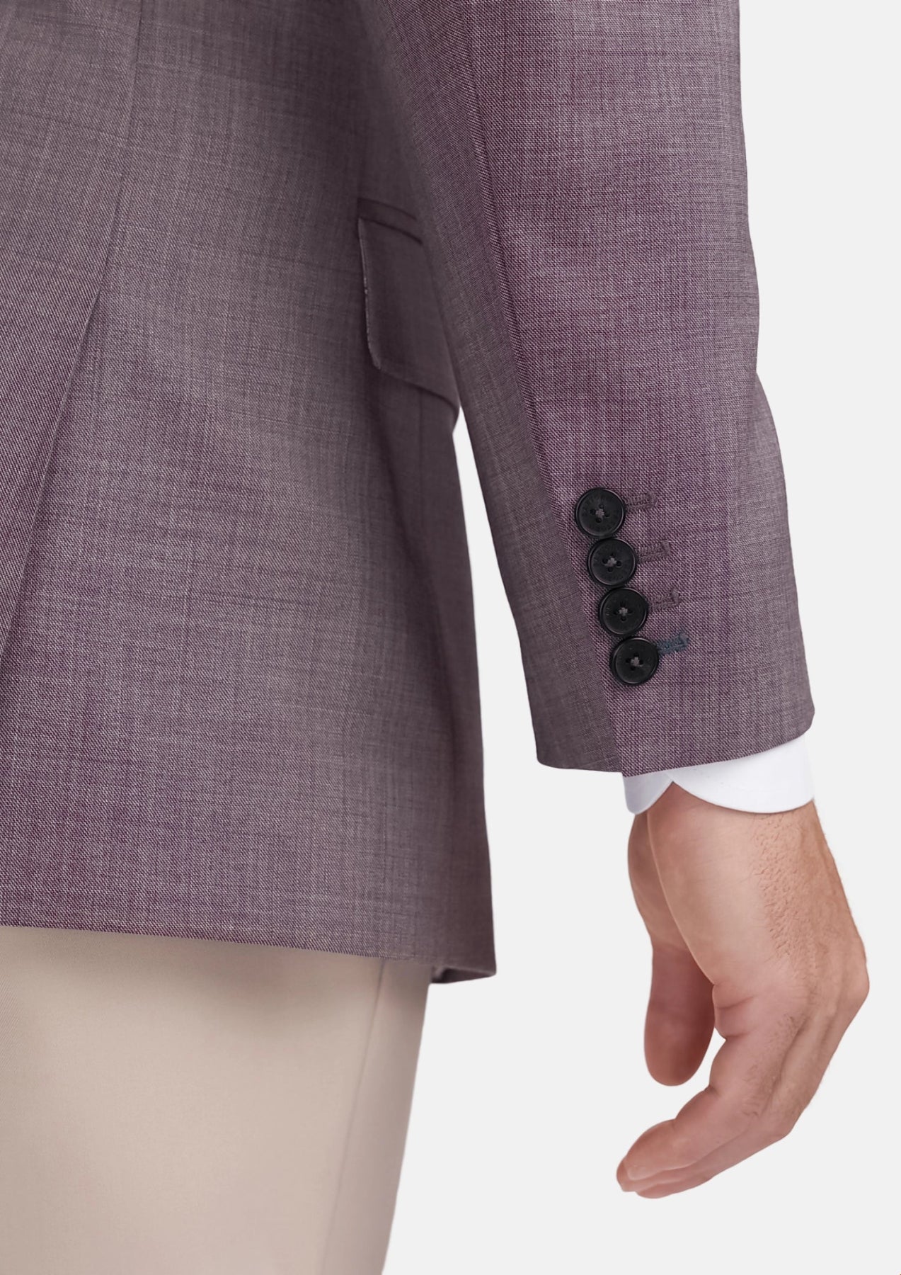 Wisteria Lilac Sharkskin Jacket - SARTORO