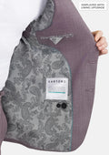 Wisteria Lilac Sharkskin Suit - SARTORO
