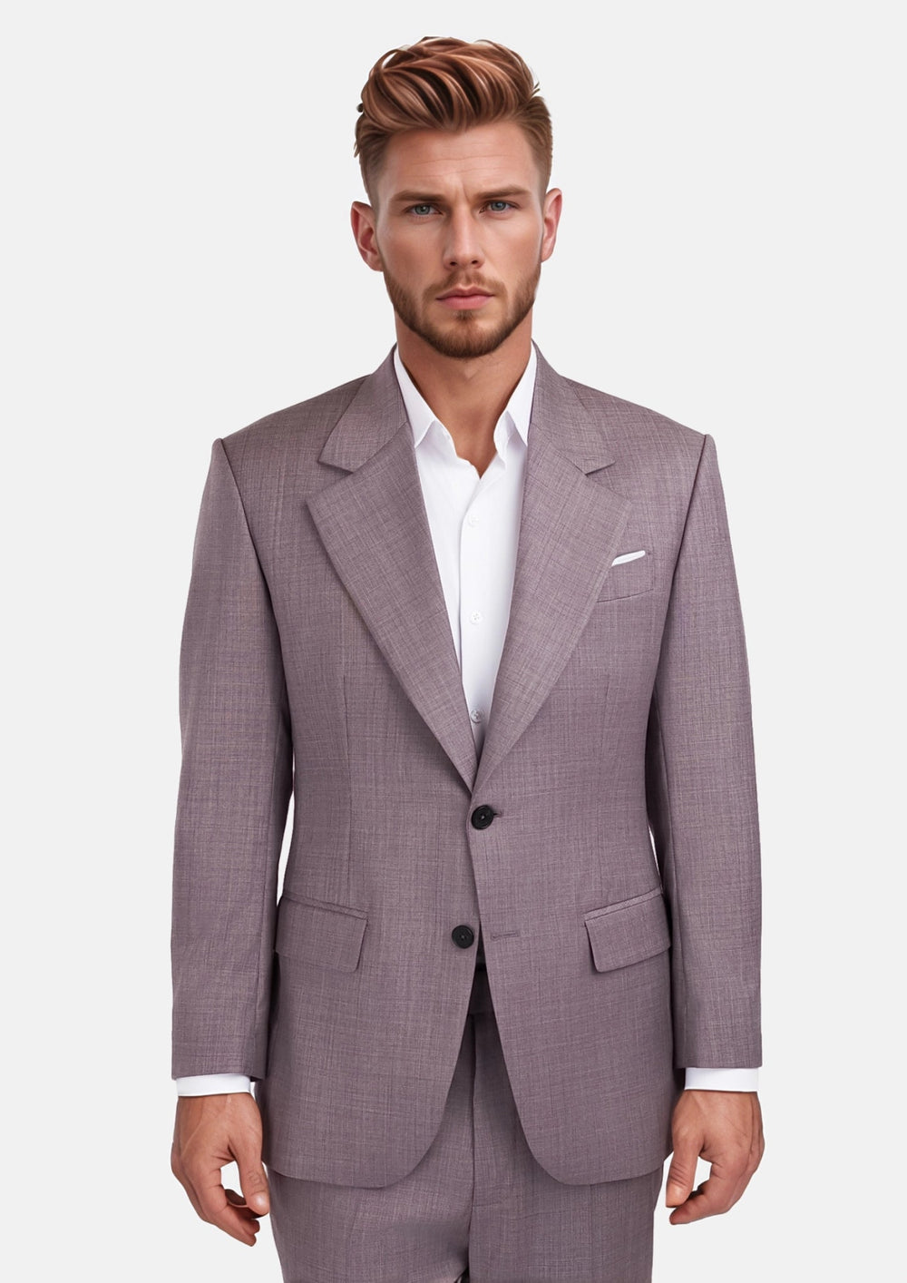 Wisteria Lilac Sharkskin Suit165