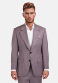 Wisteria Lilac Sharkskin Suit - SARTORO