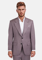 Wisteria Lilac Sharkskin Suit - SARTORO218
