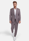 Wisteria Lilac Sharkskin Suit - SARTORO