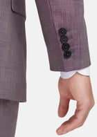 Wisteria Lilac Sharkskin Suit - SARTORO872