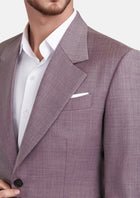 Wisteria Lilac Sharkskin Suit - SARTORO468