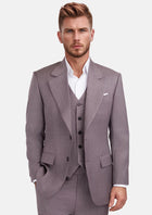 Wisteria Lilac Sharkskin Suit - SARTORO584