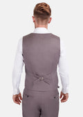 Wisteria Lilac Sharkskin Vest - SARTORO