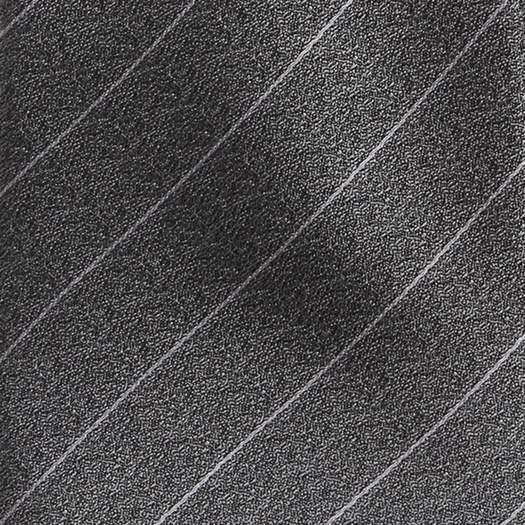 Woven Gray Stripe Men's Tie - SARTORO826