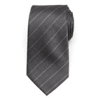 Woven Gray Stripe Men's Tie - SARTORO65