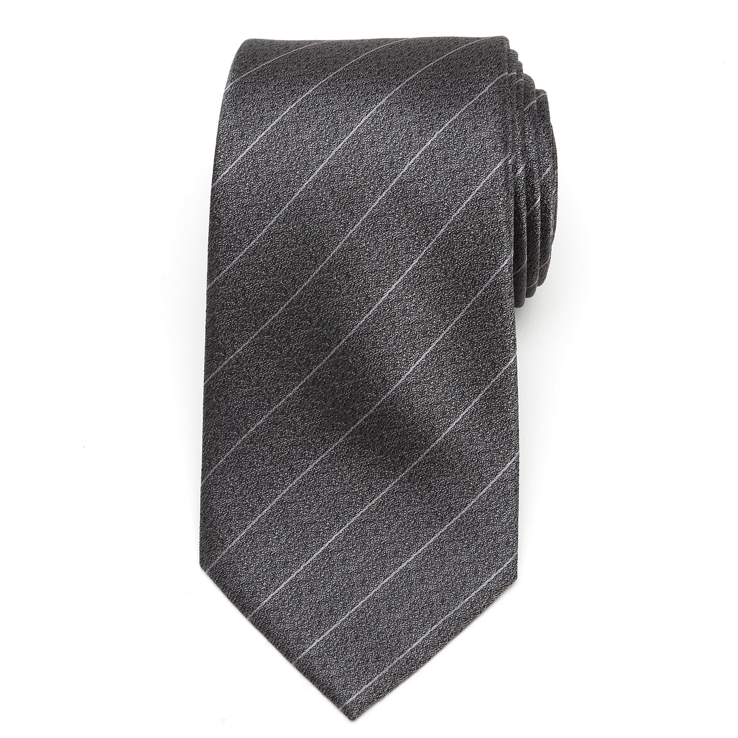 Woven Gray Stripe Men's Tie - SARTORO23