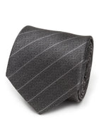 Woven Gray Stripe Men's Tie - SARTORO727