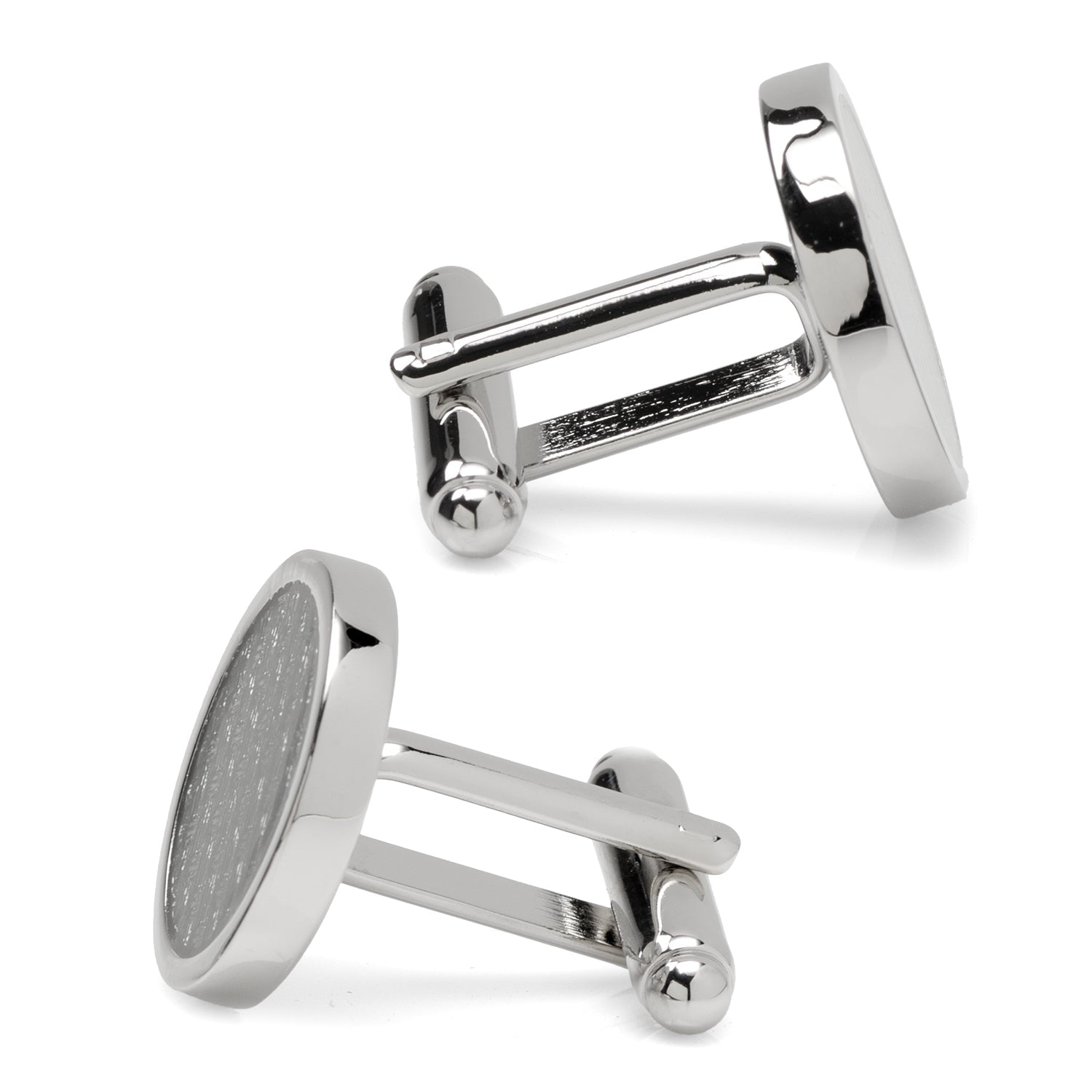 Woven Metal Black Cufflinks - SARTORO320