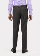 Charcoal Crosshatch Pants - SARTORO467