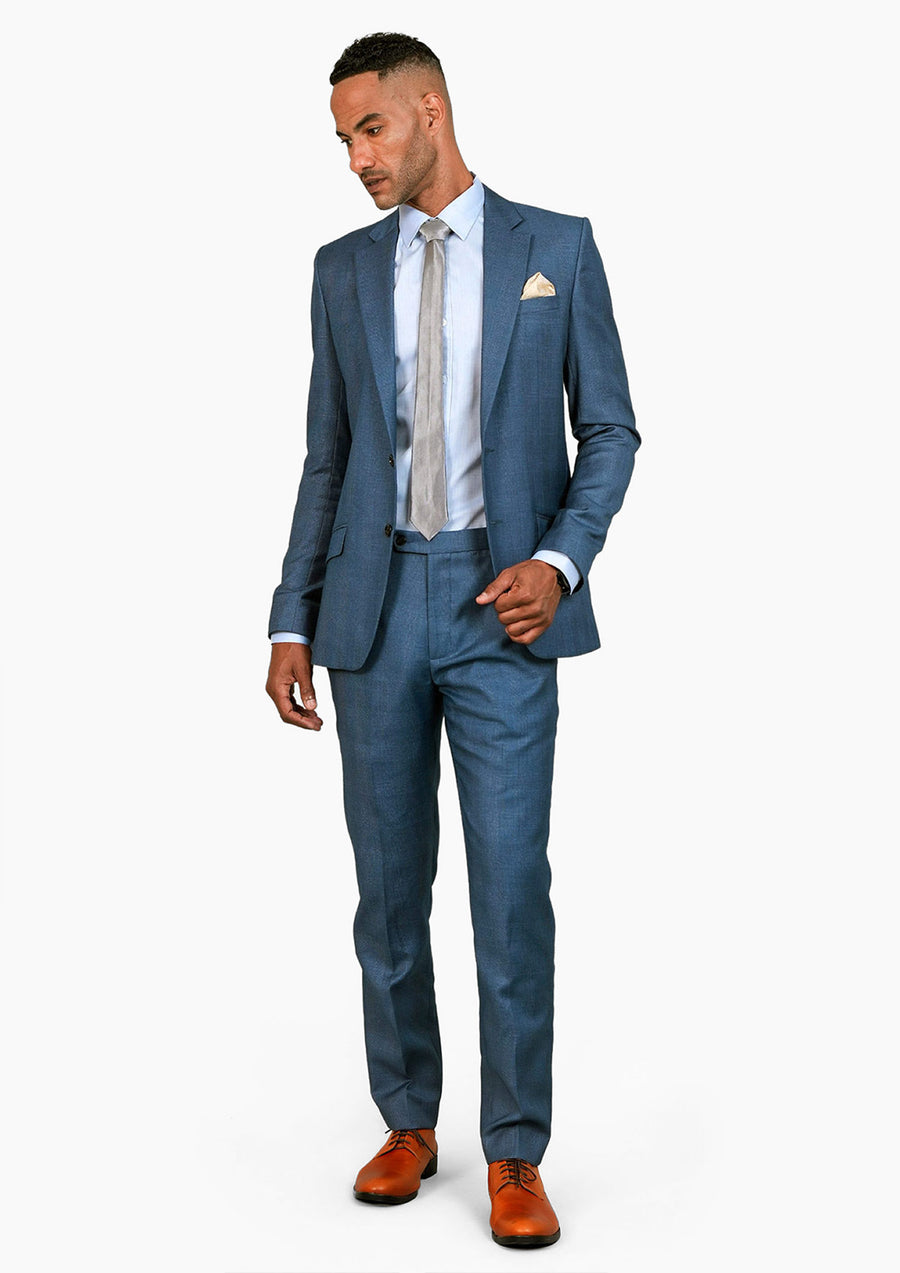Air Force Prince of Wales Blue Suit | SARTORO | Custom Suits & Tuxedos