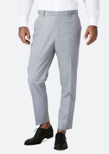 Powder Grey Twill Pants - SARTORO