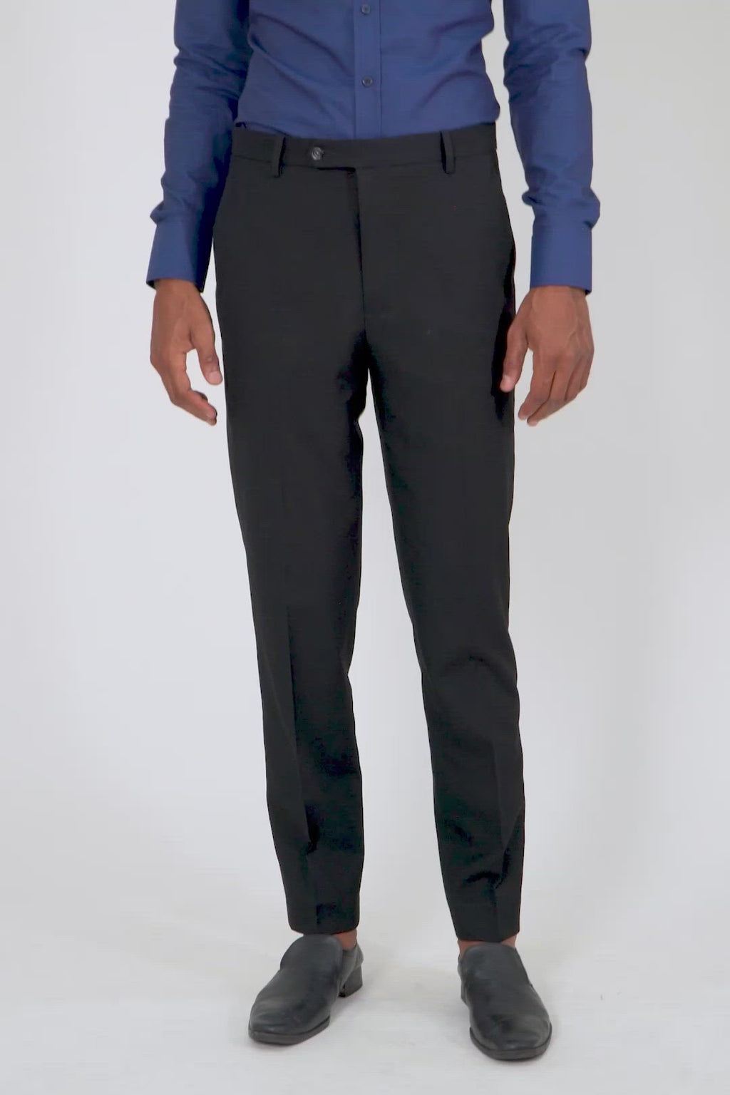 Jet Black Twill Pants