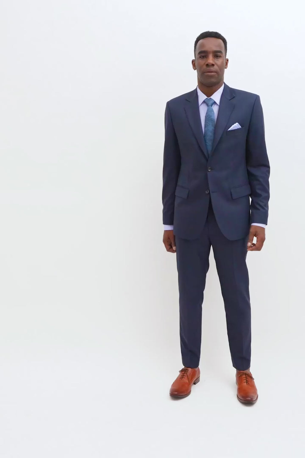 Thompson Navy Twill Suit