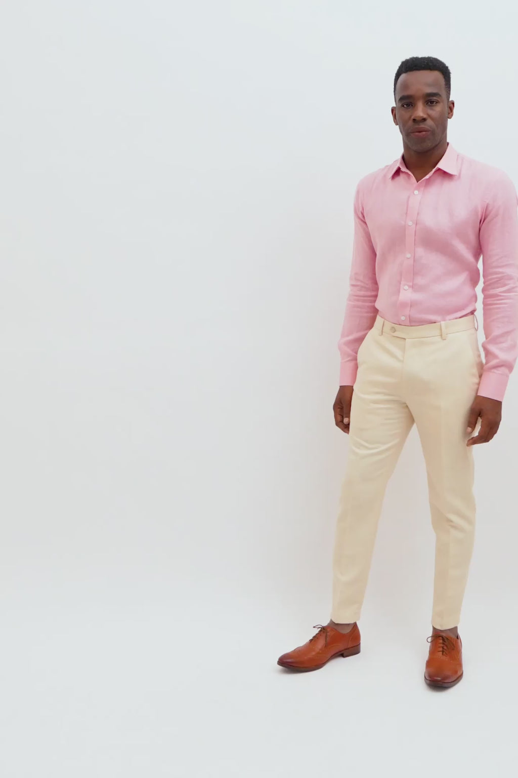 Amaranth Pink Linen Shirt