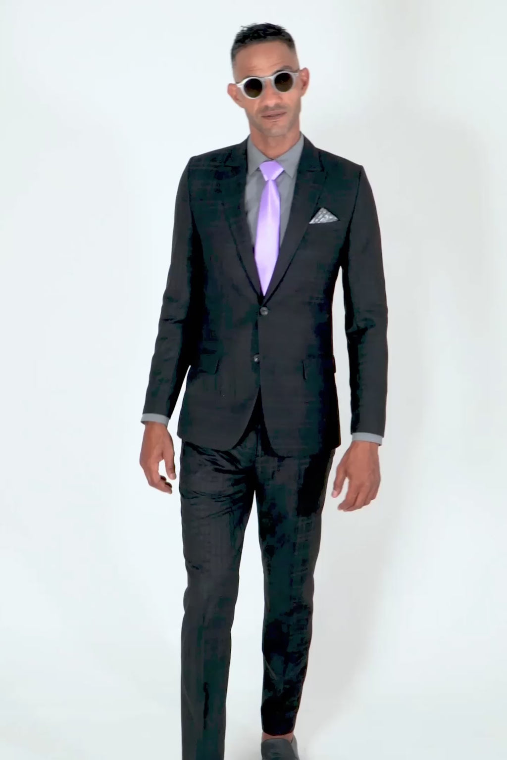Bryant Black Check Suit