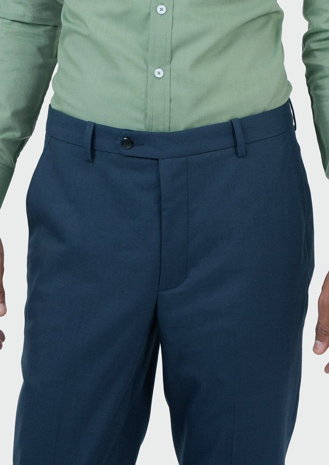 Aegean Blue Pants - SARTORO