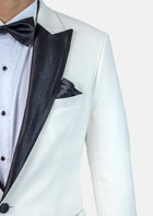 Alabaster White Twill Tuxedo - SARTORO234