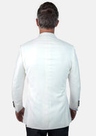 Alabaster White Twill Tuxedo - SARTORO869