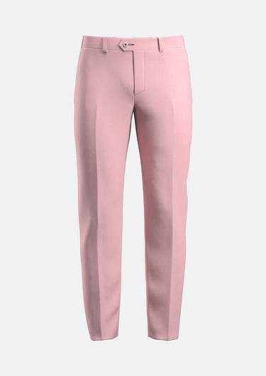 Amaranth Pink Linen Pants - SARTORO