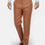 Amber Brown Linen Pants - SARTORO