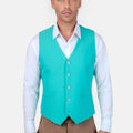 Aqua Blue Vest - SARTORO
