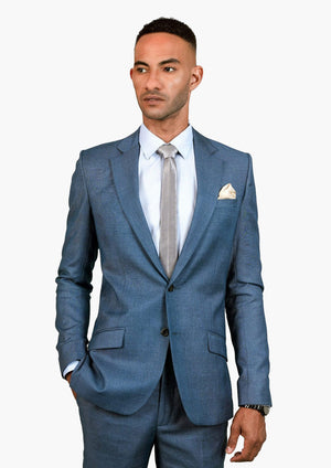 Astor Air Force Blue Prince of Wales Suit