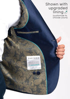 Astor Blue Microcheck Tuxedo - SARTORO652