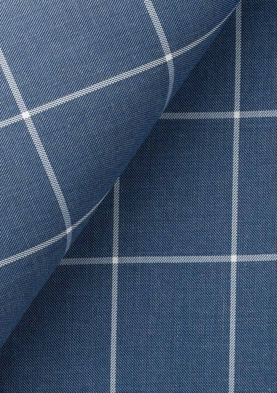 Astor Blue Windowpane Suit - SARTORO