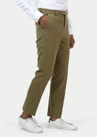Astor British Khaki Cotton Suit - SARTORO96