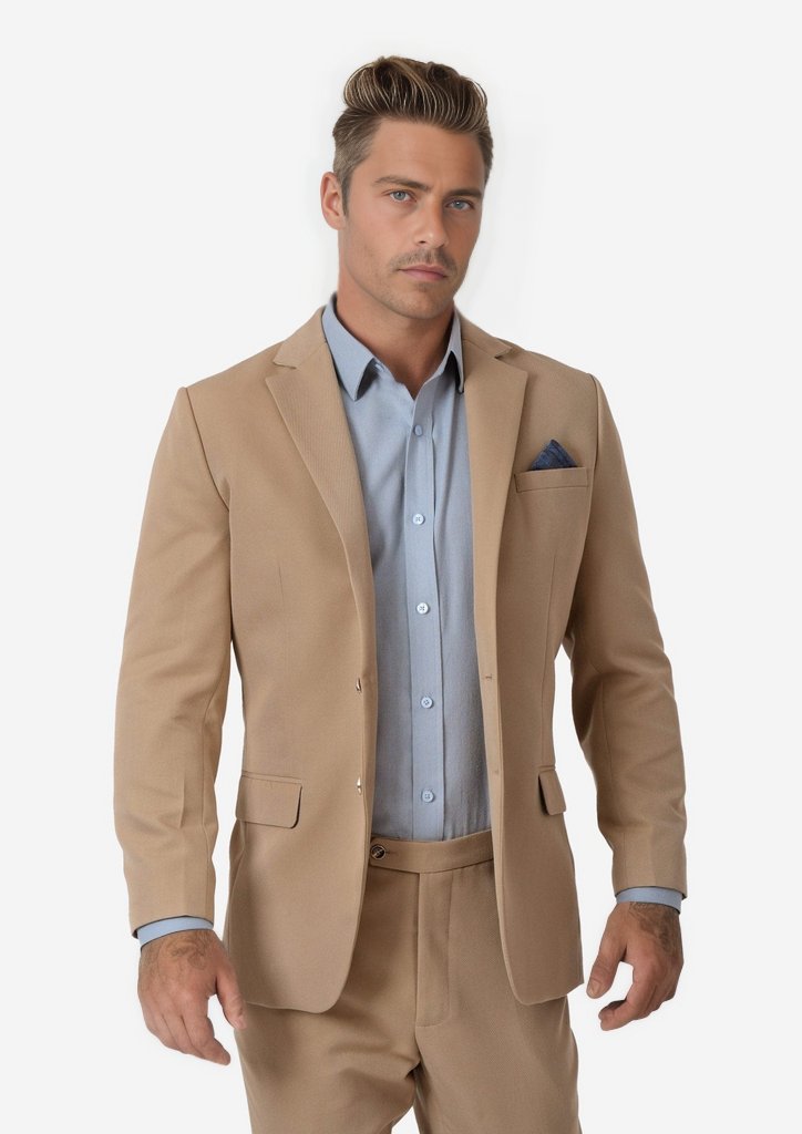 Astor Camel Cotton Jacket - SARTORO