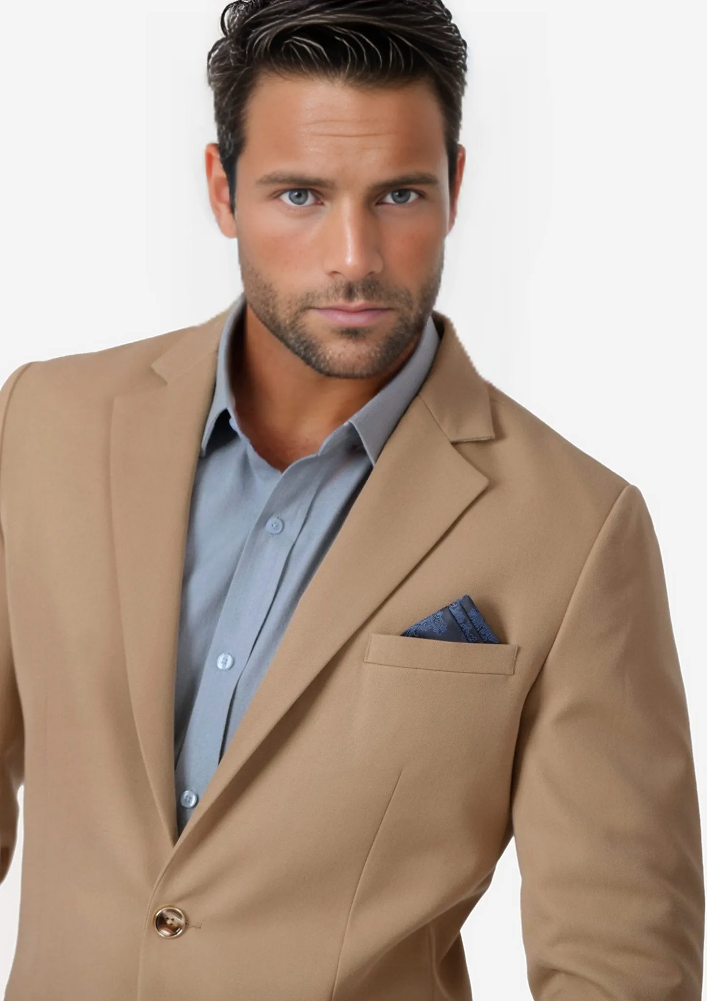 Astor Camel Cotton Suit - SARTORO