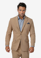 Astor Camel Cotton Suit - SARTORO935